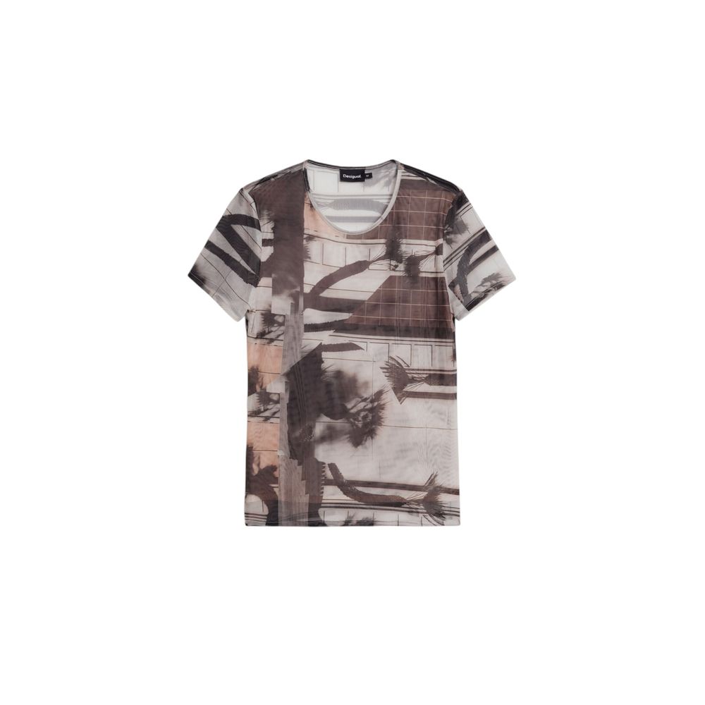 Desigual Schwarzes Polyester T-Shirt