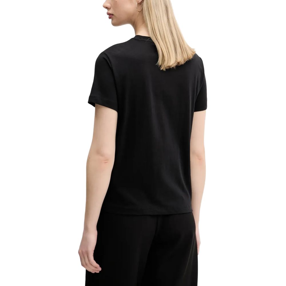 Desigual Schwarzes T-Shirt aus Baumwolle