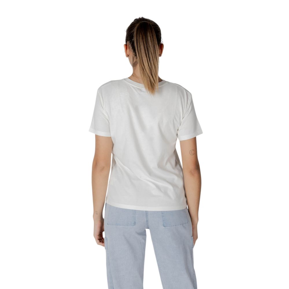 Desigual T-Shirt aus weißer Baumwolle