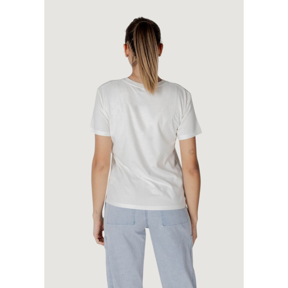 Desigual T-Shirt aus weißer Baumwolle