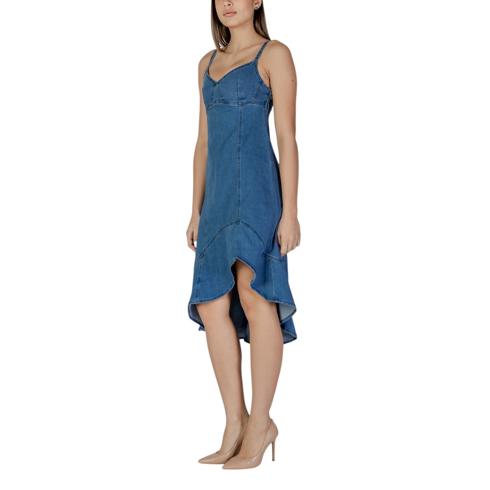 Desigual Blau Baumwolle Lang