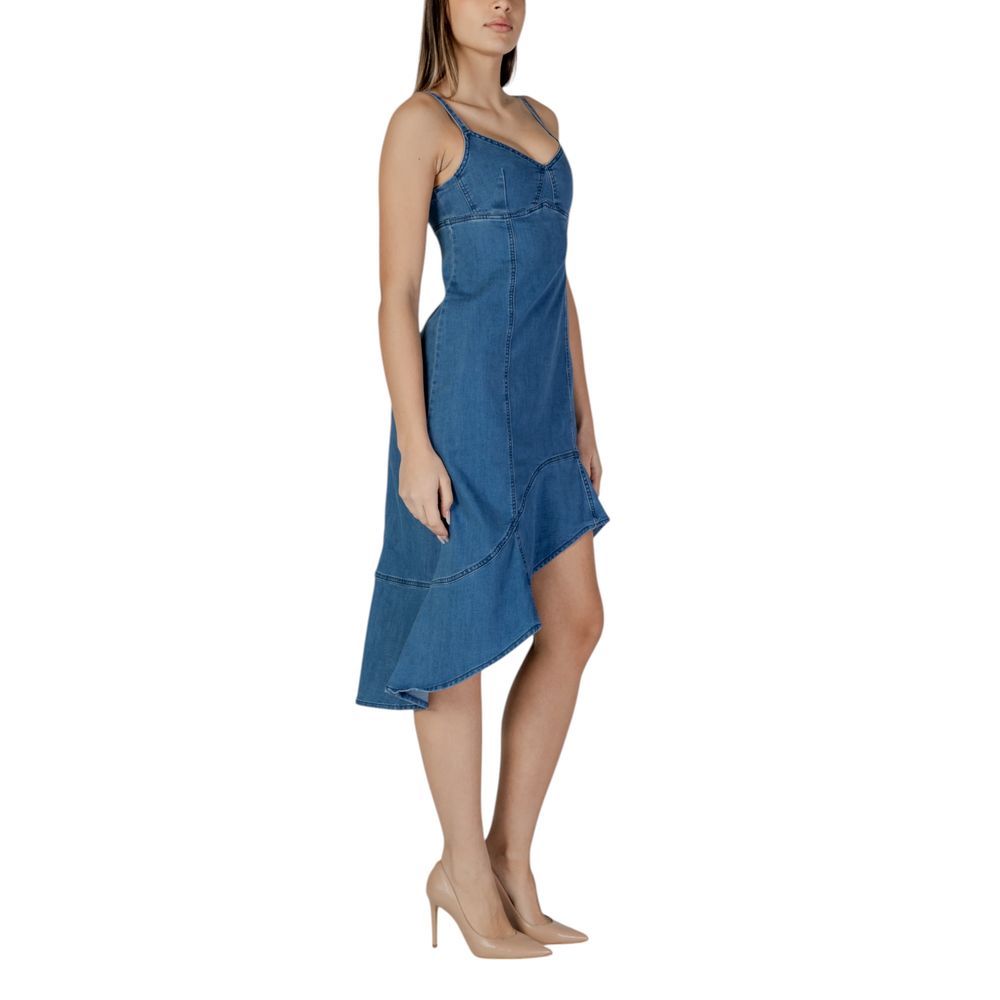 Desigual Blau Baumwolle Lang