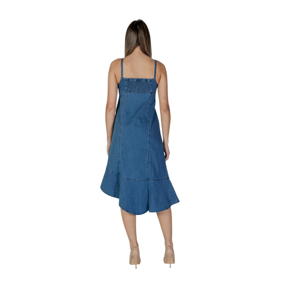 Desigual Blau Baumwolle Lang