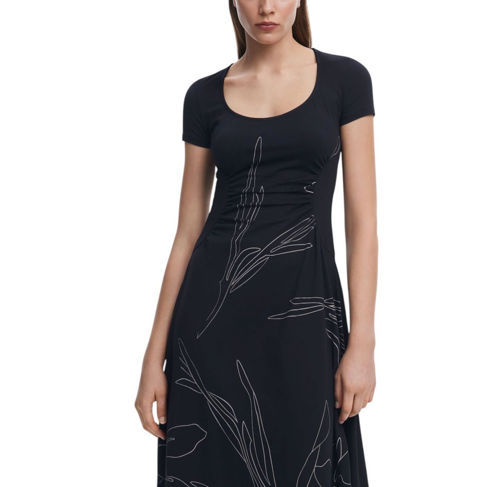 Desigual Schwarz Baumwolle Lang