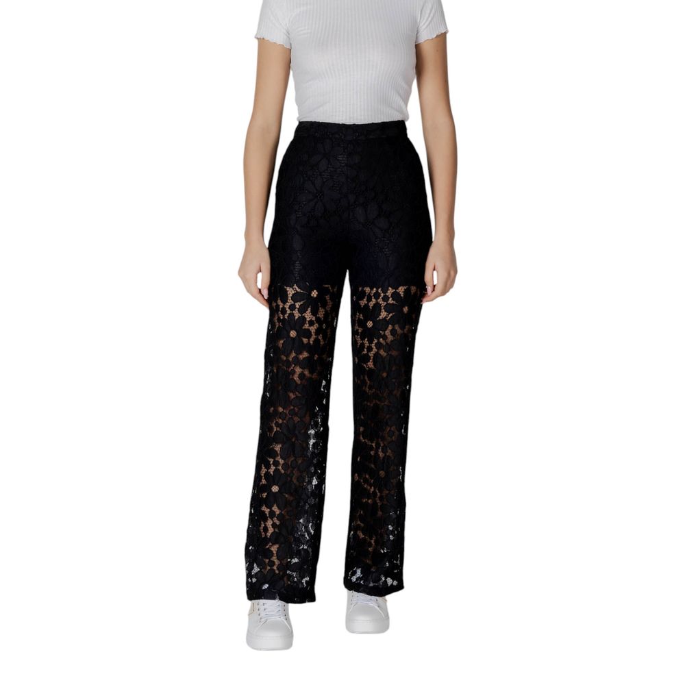 Desigual Schwarze Polyester-Hose