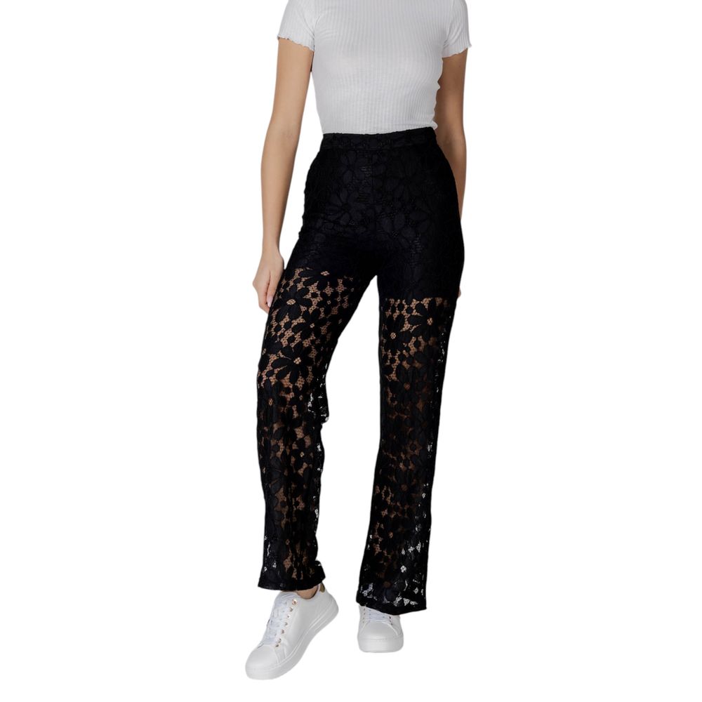 Desigual Schwarze Polyester-Hose