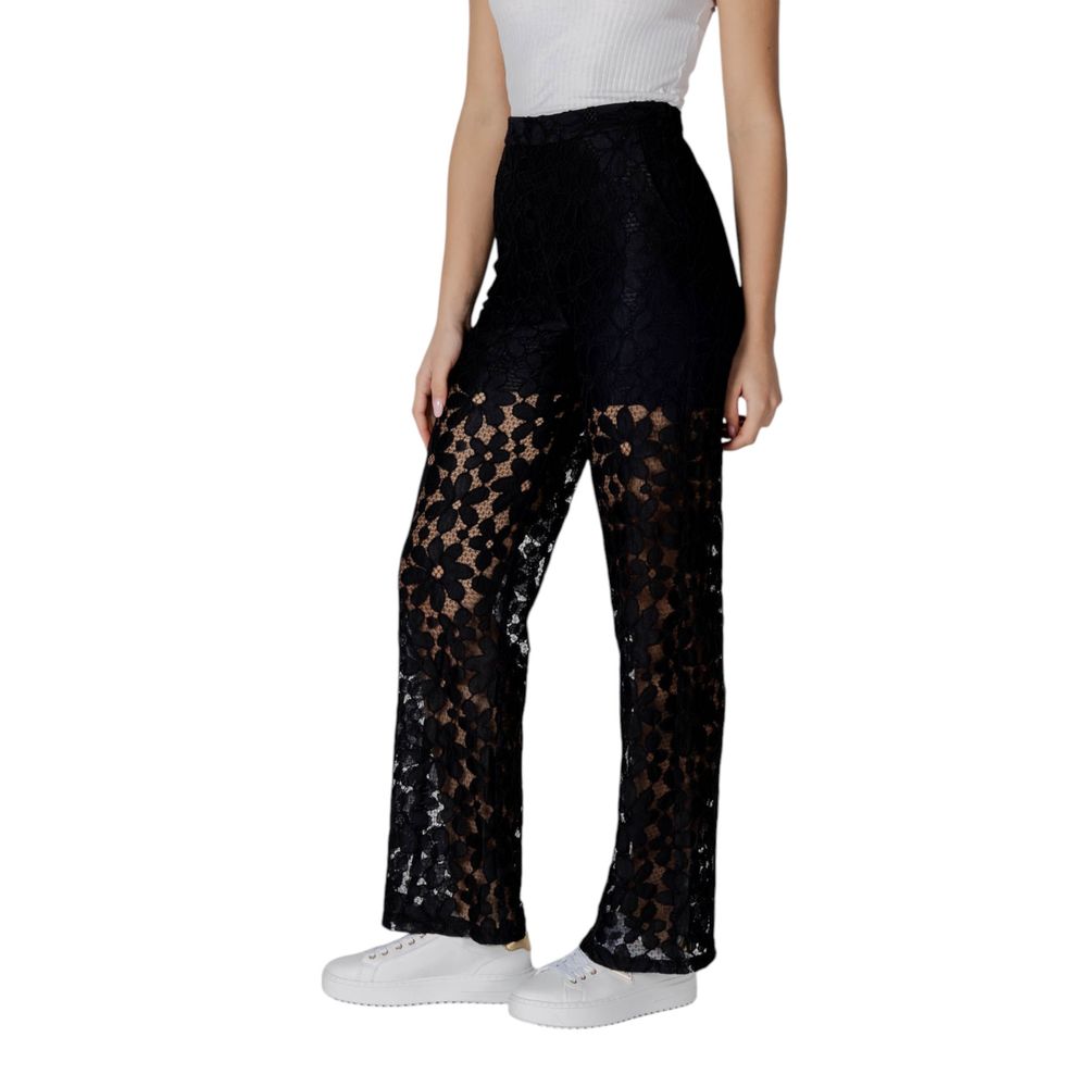 Desigual Schwarze Polyester-Hose