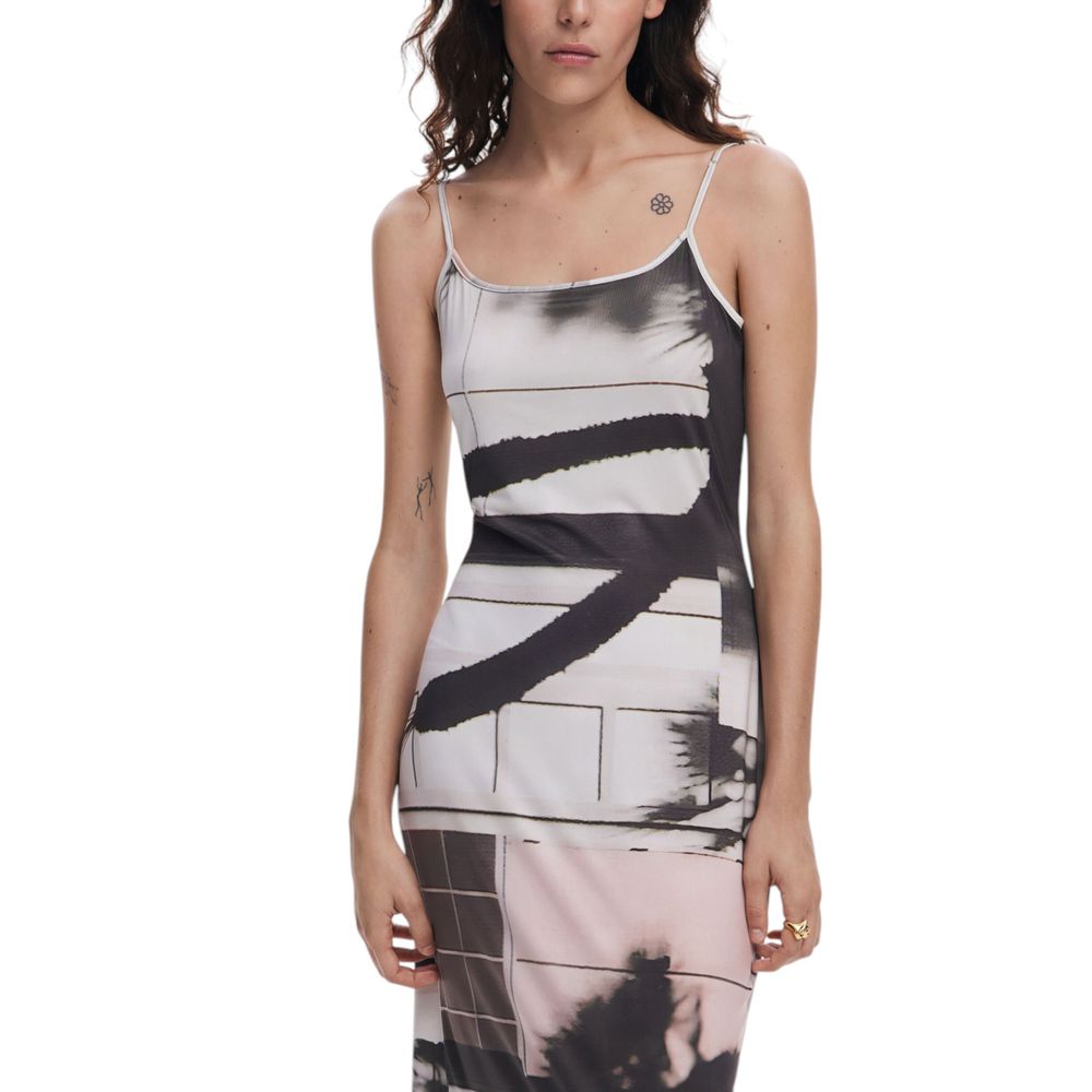 Desigual Beige Polyester Lang