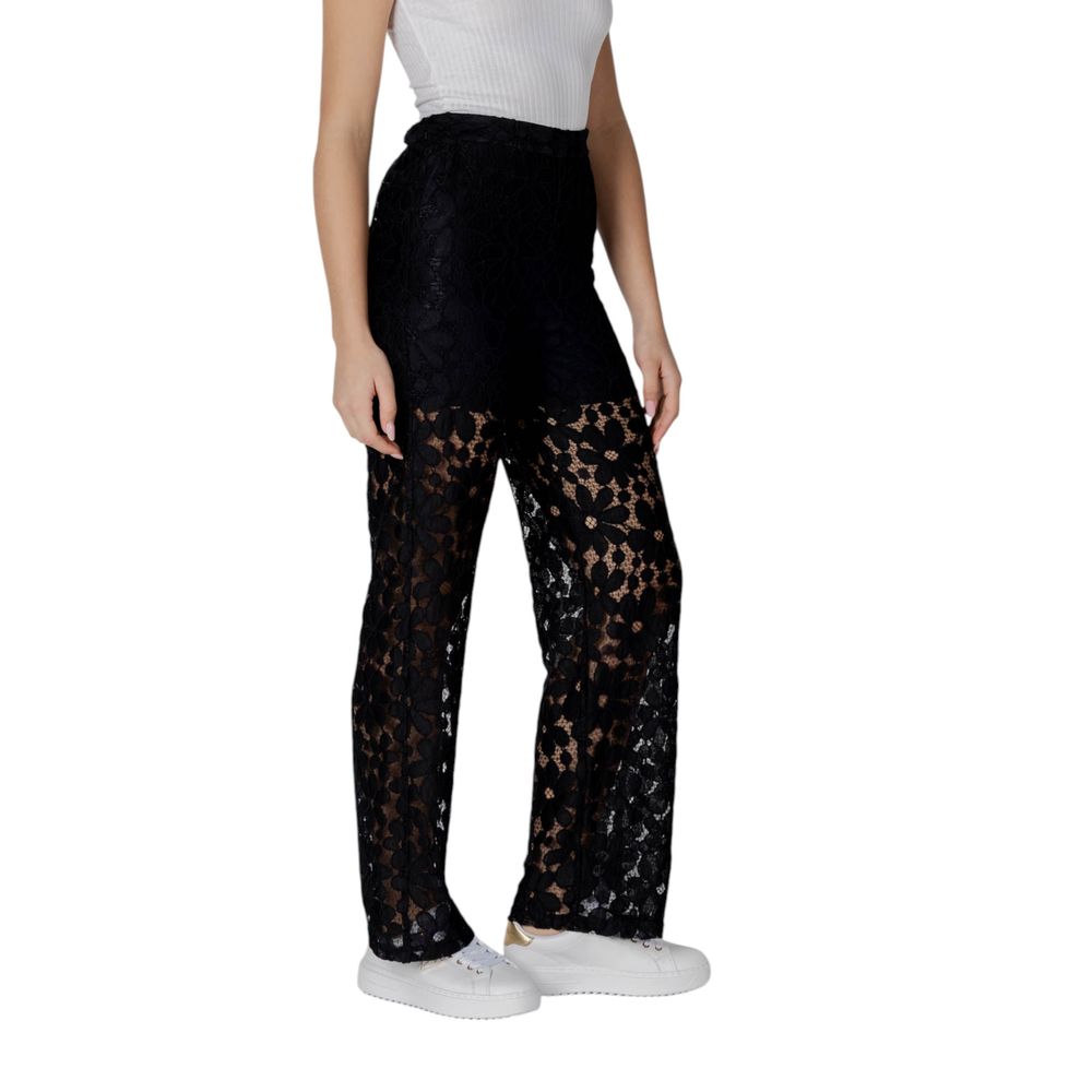 Desigual Schwarze Polyester-Hose
