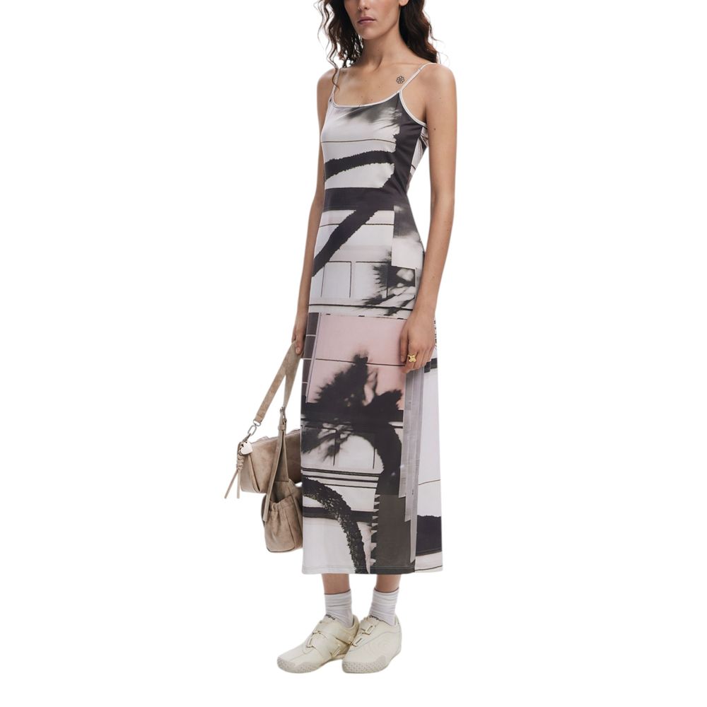 Desigual Beige Polyester Lang