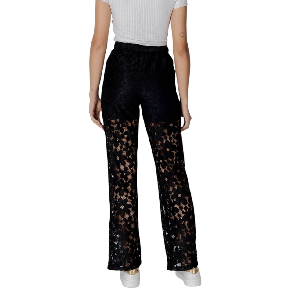 Desigual Schwarze Polyester-Hose