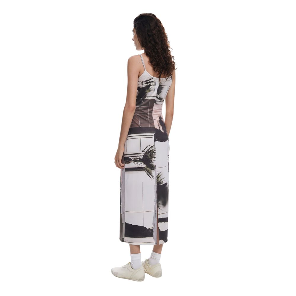 Desigual Beige Polyester Lang