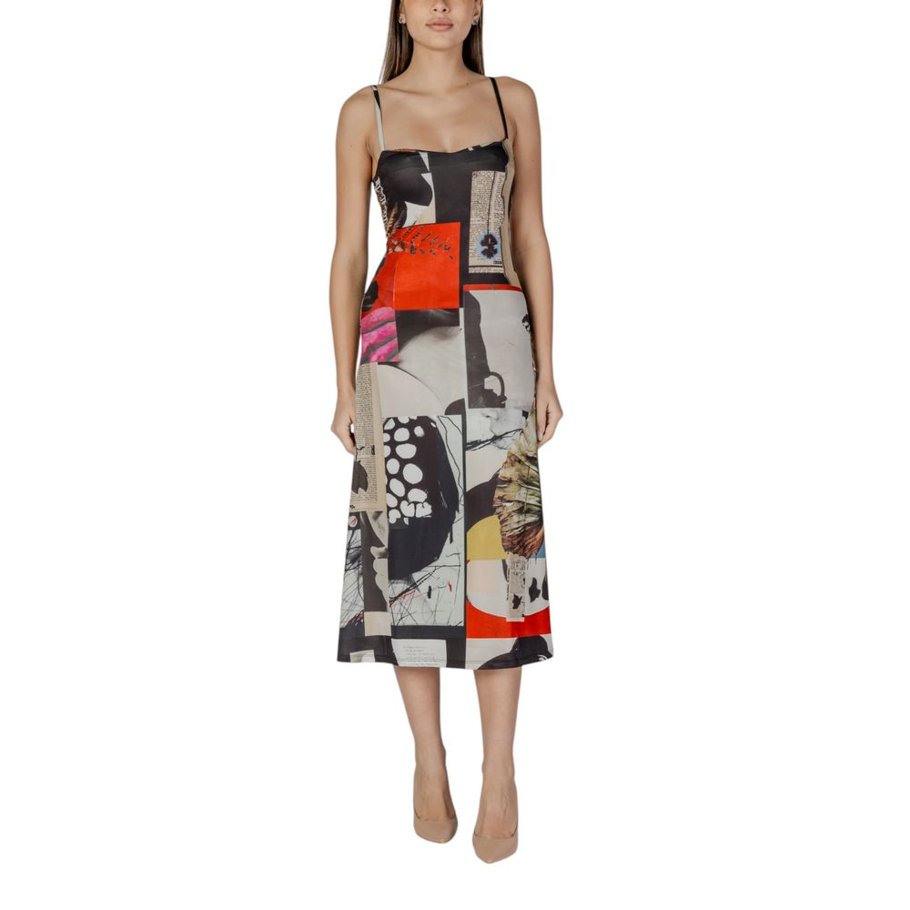 Desigual Rotes Polyester Lang