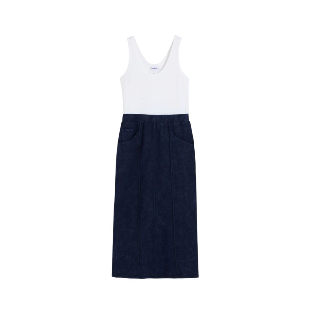 Desigual Blau Baumwolle Lang