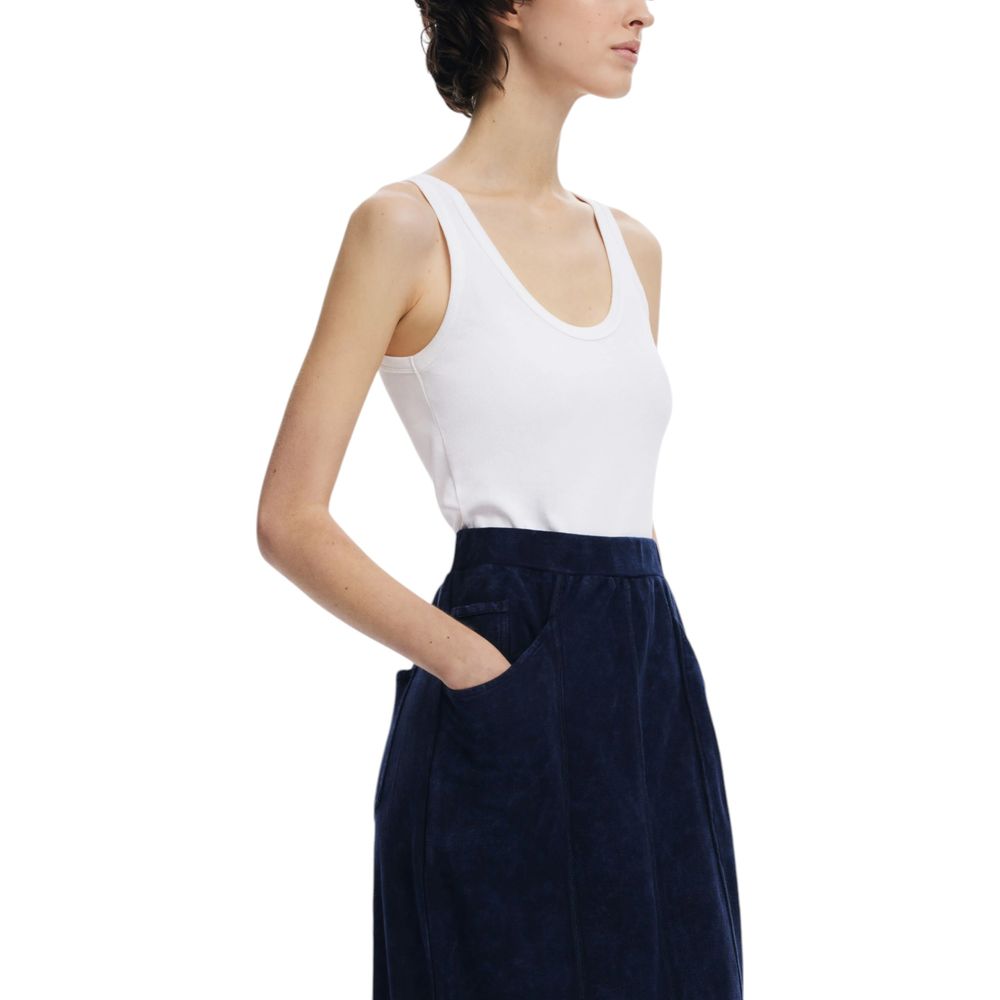 Desigual Blau Baumwolle Lang