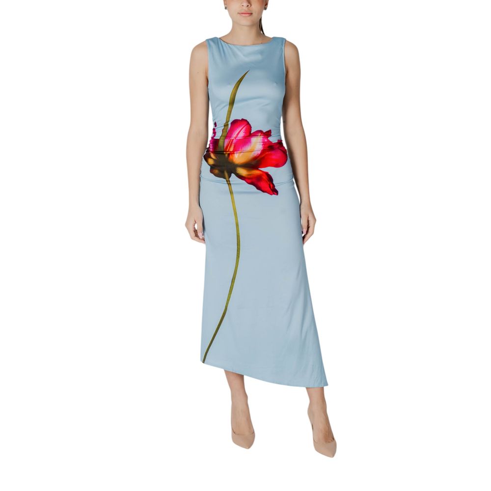 Desigual Blau Viskose Lang