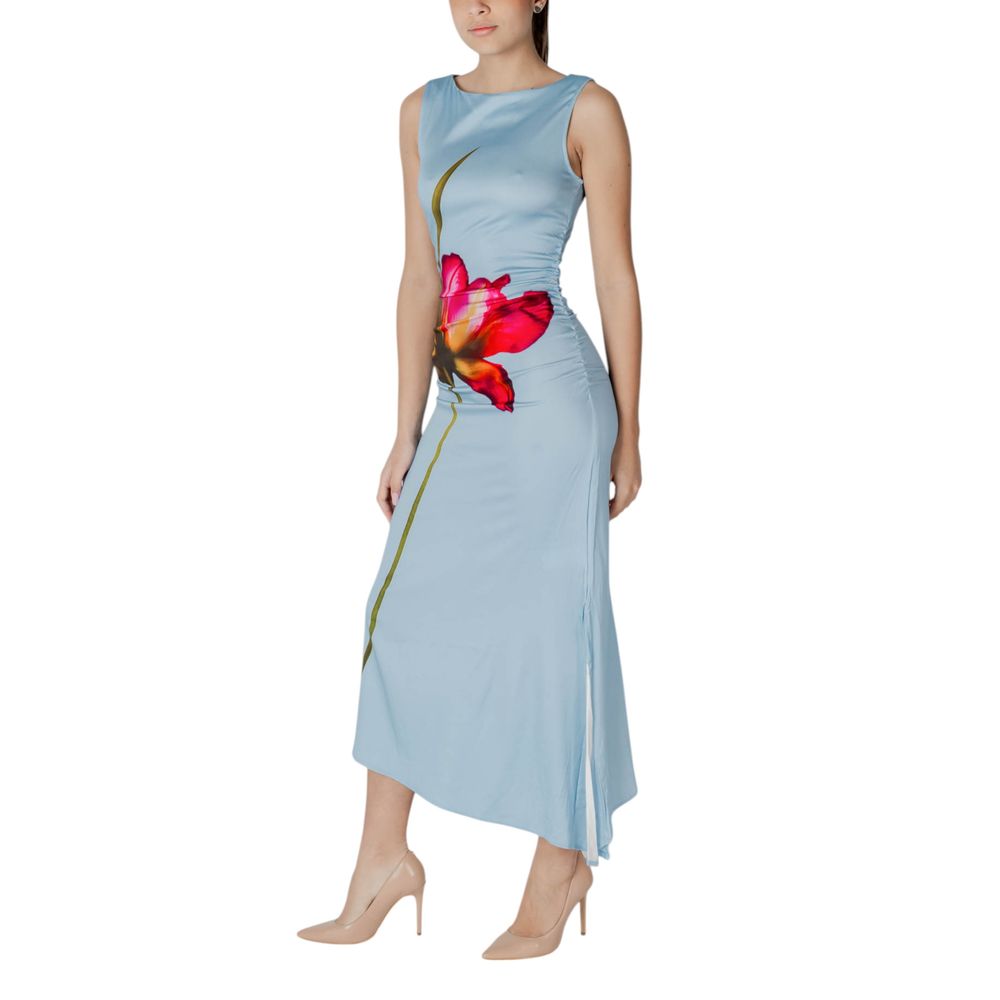 Desigual Blau Viskose Lang