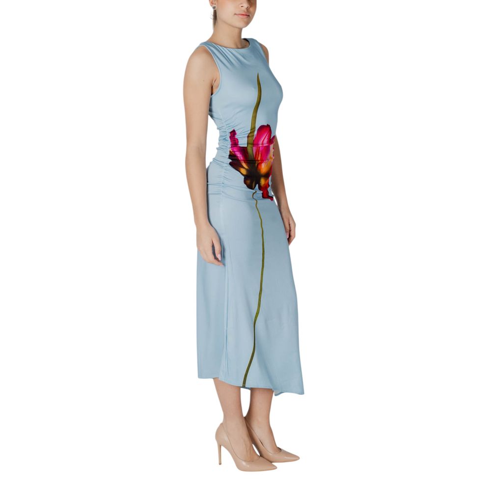 Desigual Blau Viskose Lang