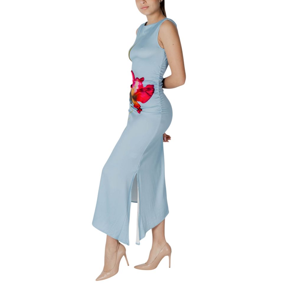 Desigual Blau Viskose Lang