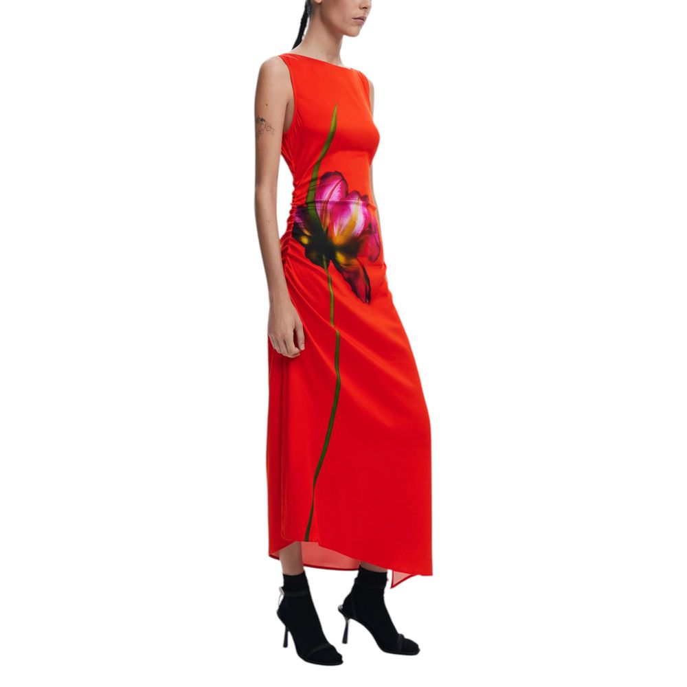 Desigual Rote Viskose Lang