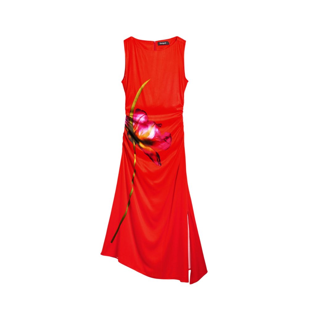 Desigual Rote Viskose Lang