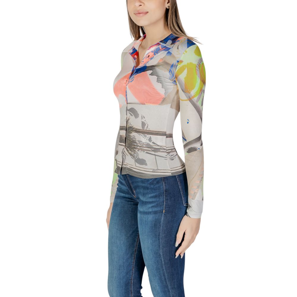 Desigual Mehrfarbiges Polyester-Hemd
