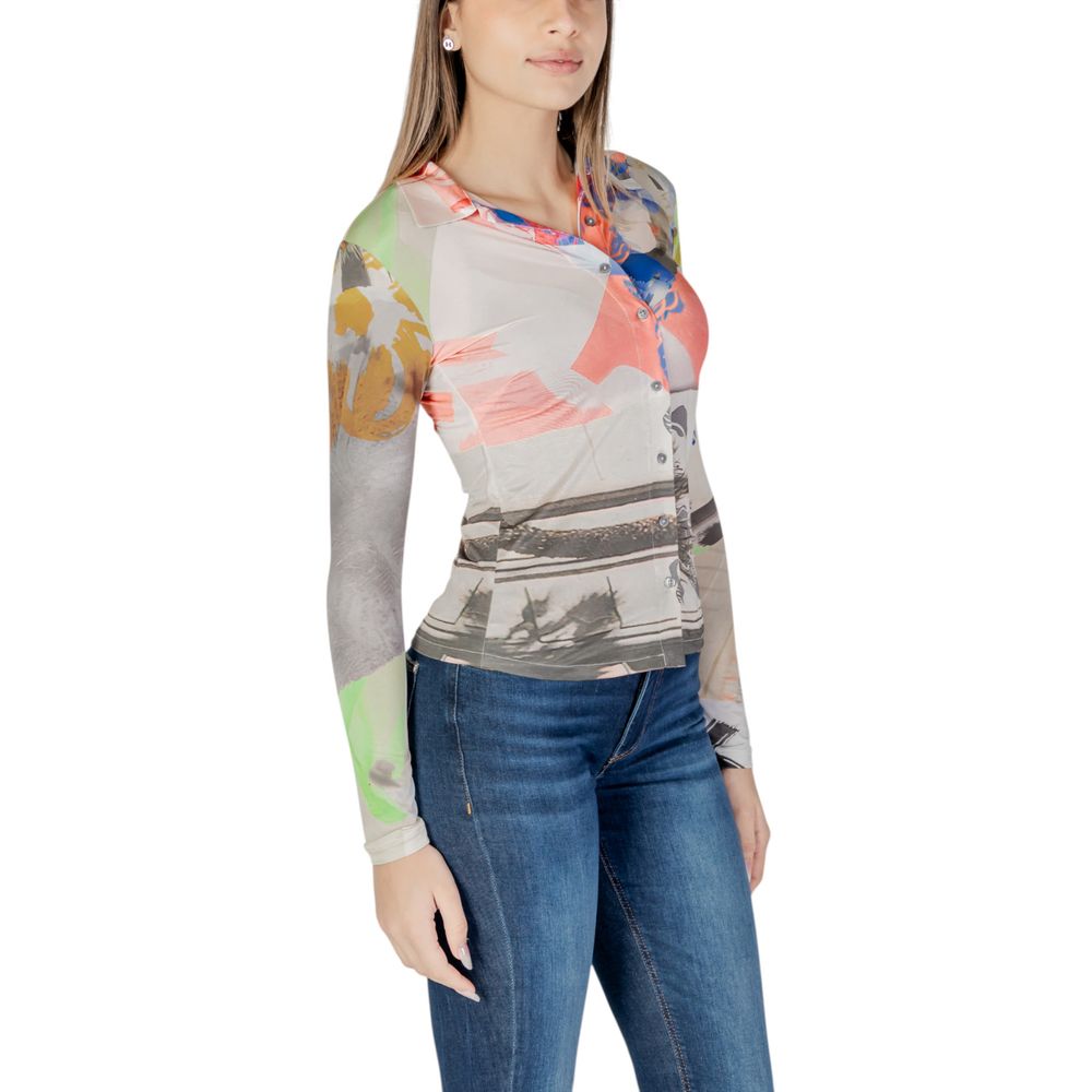 Desigual Mehrfarbiges Polyester-Hemd