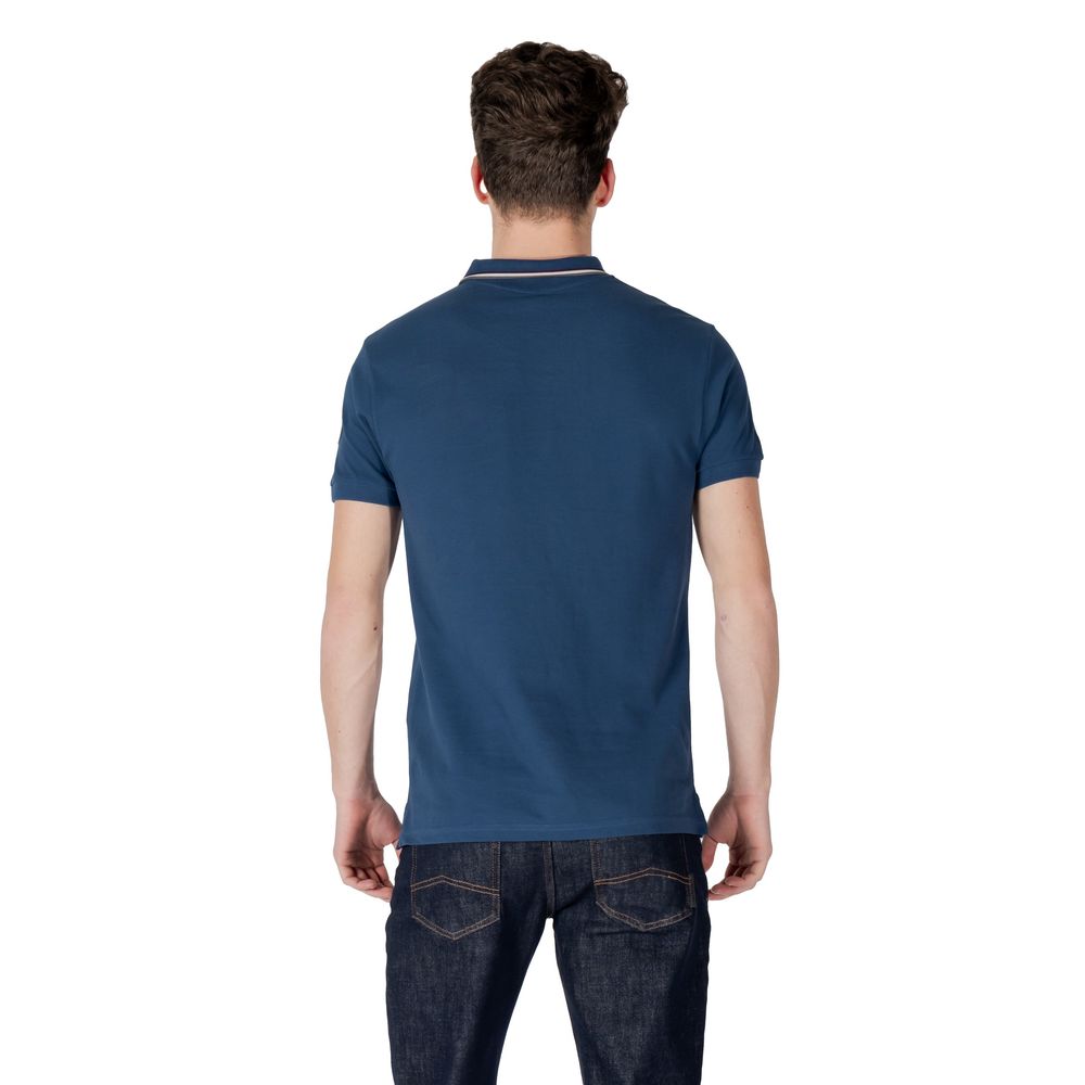 Colmar Originals Blaues Baumwoll-Poloshirt