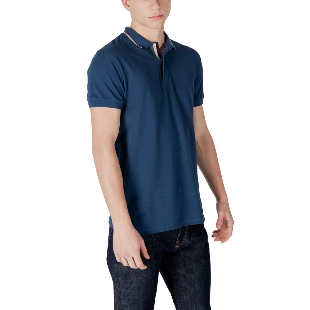 Colmar Originals Blaues Baumwoll-Poloshirt