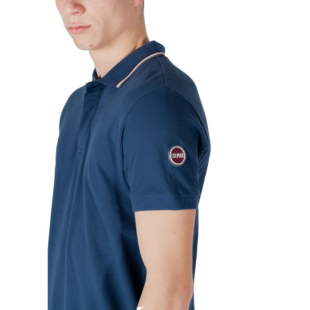 Colmar Originals Blaues Baumwoll-Poloshirt