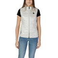 Blauer Weiße Polyamid Sleveless Jacke