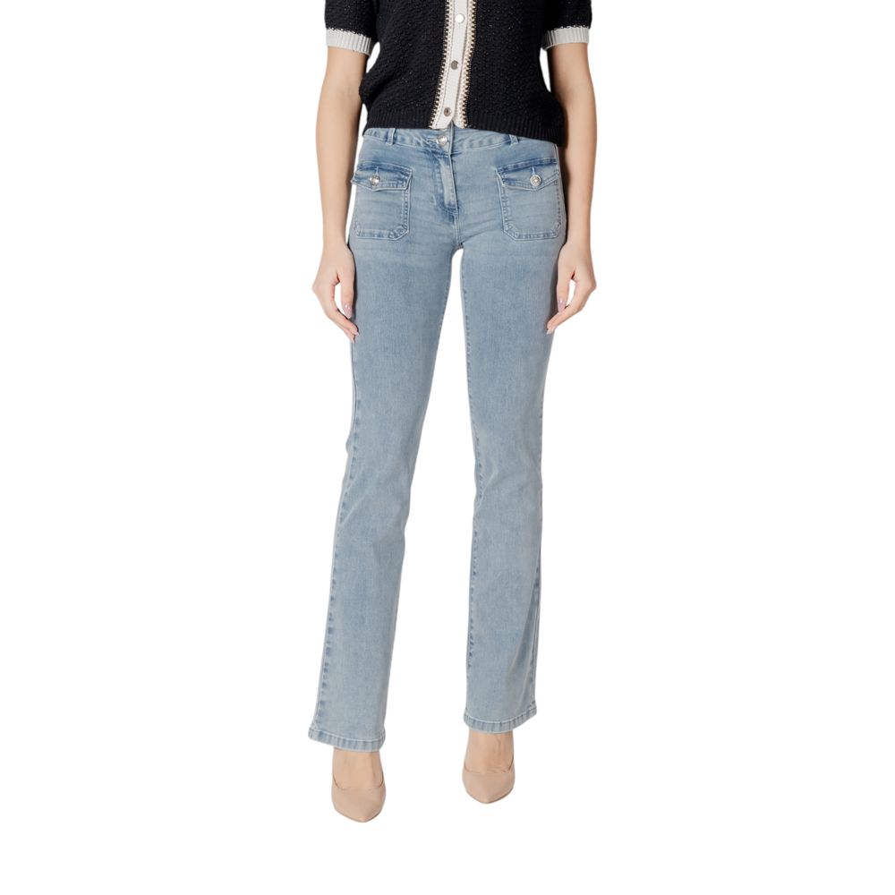 Morgan De Toi Blaue Slim Fit Jeans aus Baumwolle