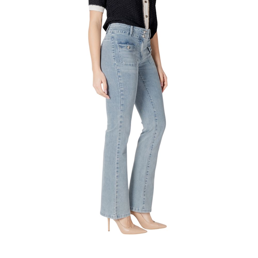 Morgan De Toi Blaue Slim Fit Jeans aus Baumwolle