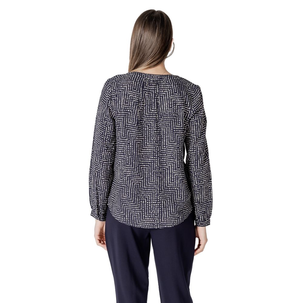 Street One Blaue Viskose-Bluse