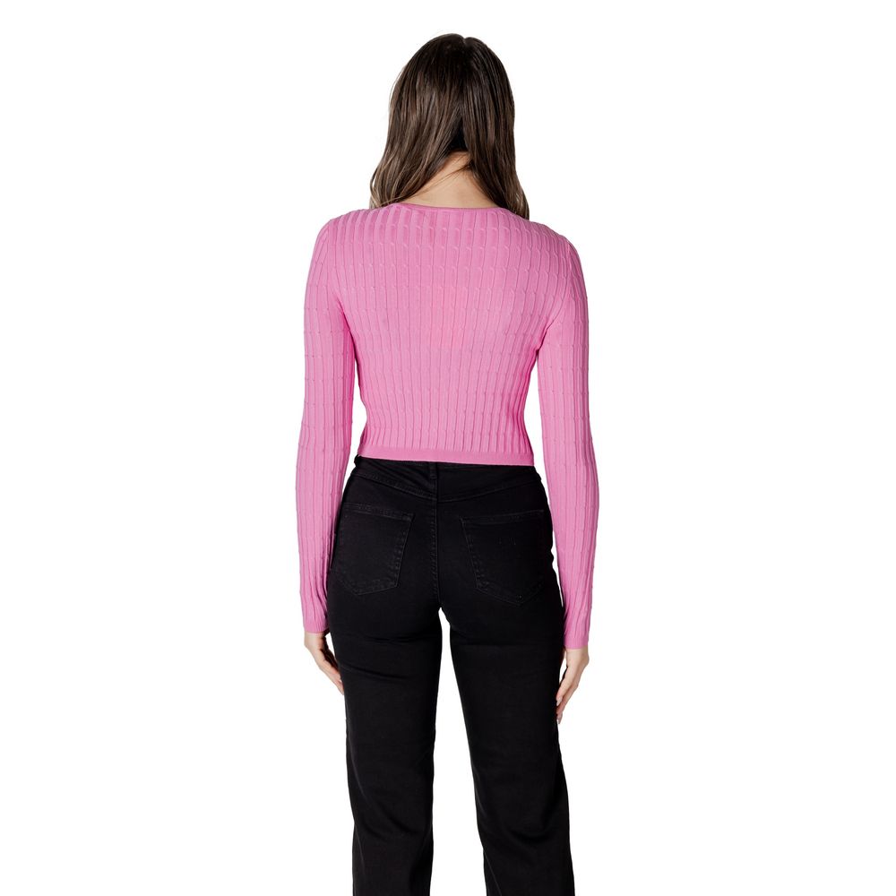 Only Sweatshirt mit Marabou-Federn in Multicolor