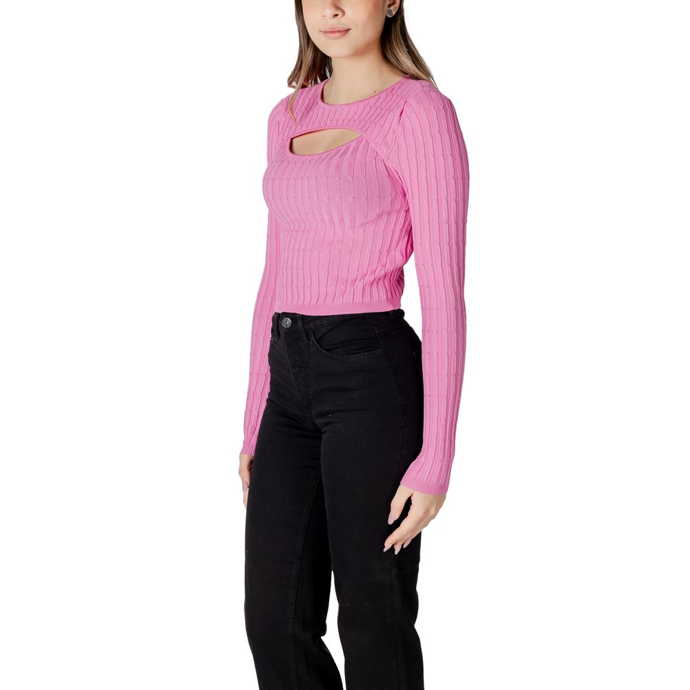 Only Sweatshirt mit Marabou-Federn in Multicolor