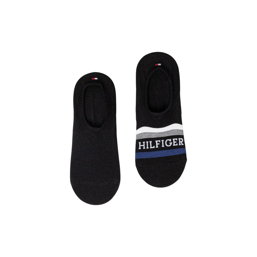 Tommy Hilfiger Schwarze Baumwollsocke