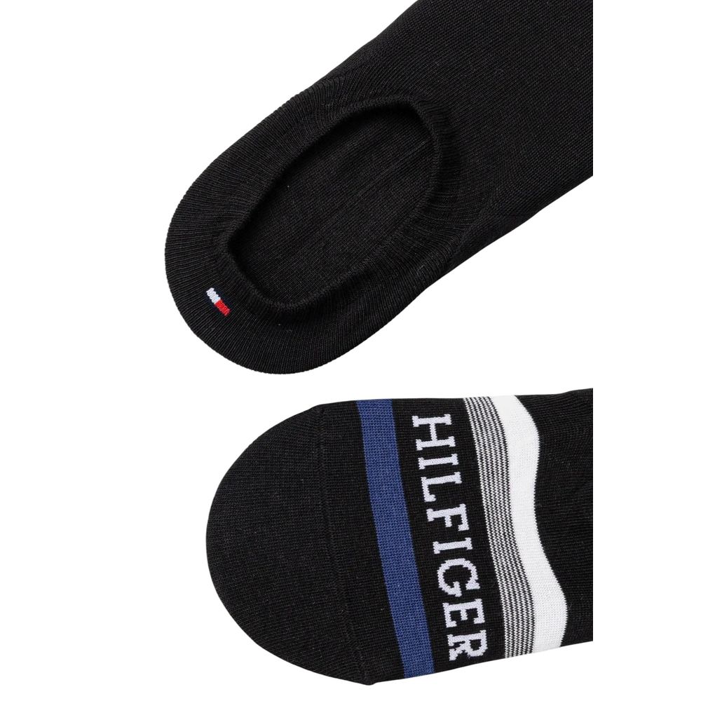Tommy Hilfiger Schwarze Baumwollsocke
