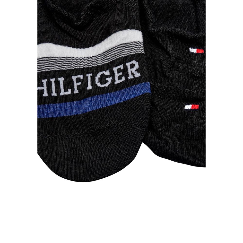 Tommy Hilfiger Schwarze Baumwollsocke