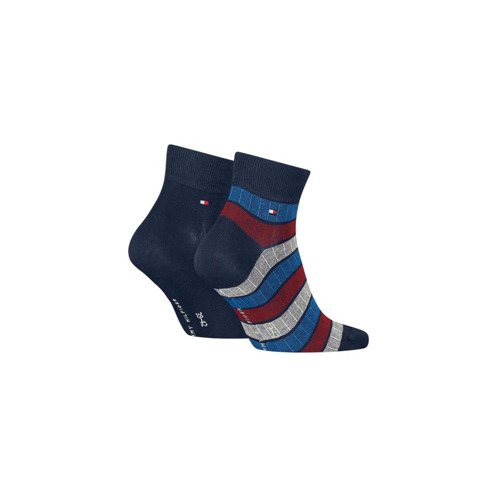 Tommy Hilfiger Blaue Baumwollsocke