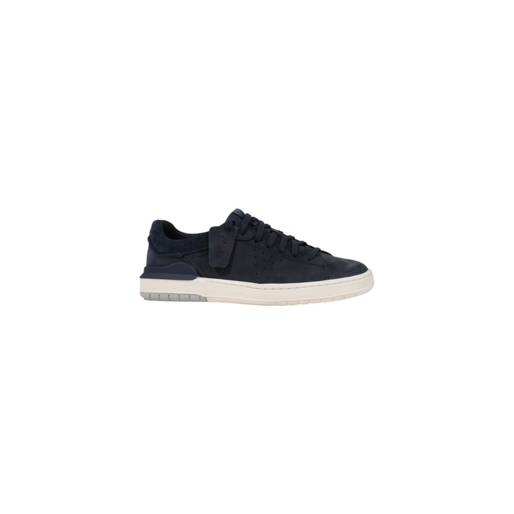 Clarks Blaue Nubukleder Sneaker
