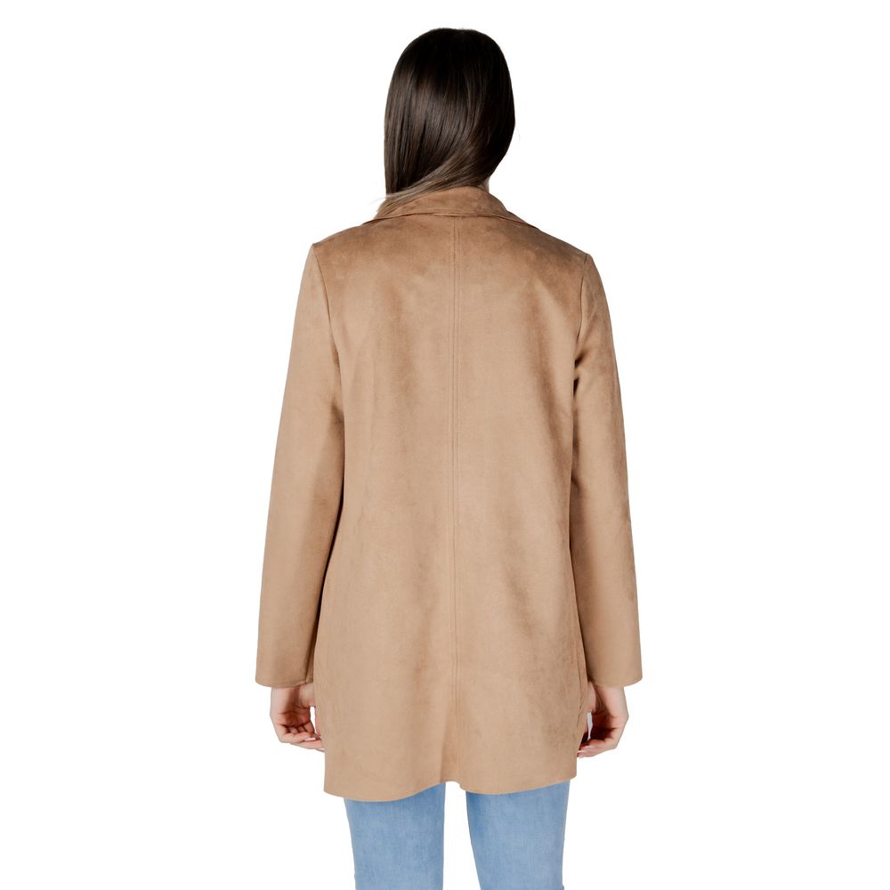 Street One Beigefarbener Polyester-Trenchcoat