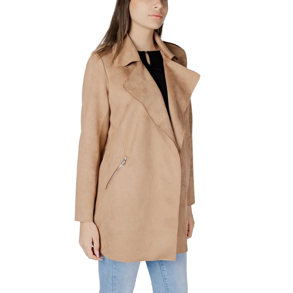 Street One Beigefarbener Polyester-Trenchcoat