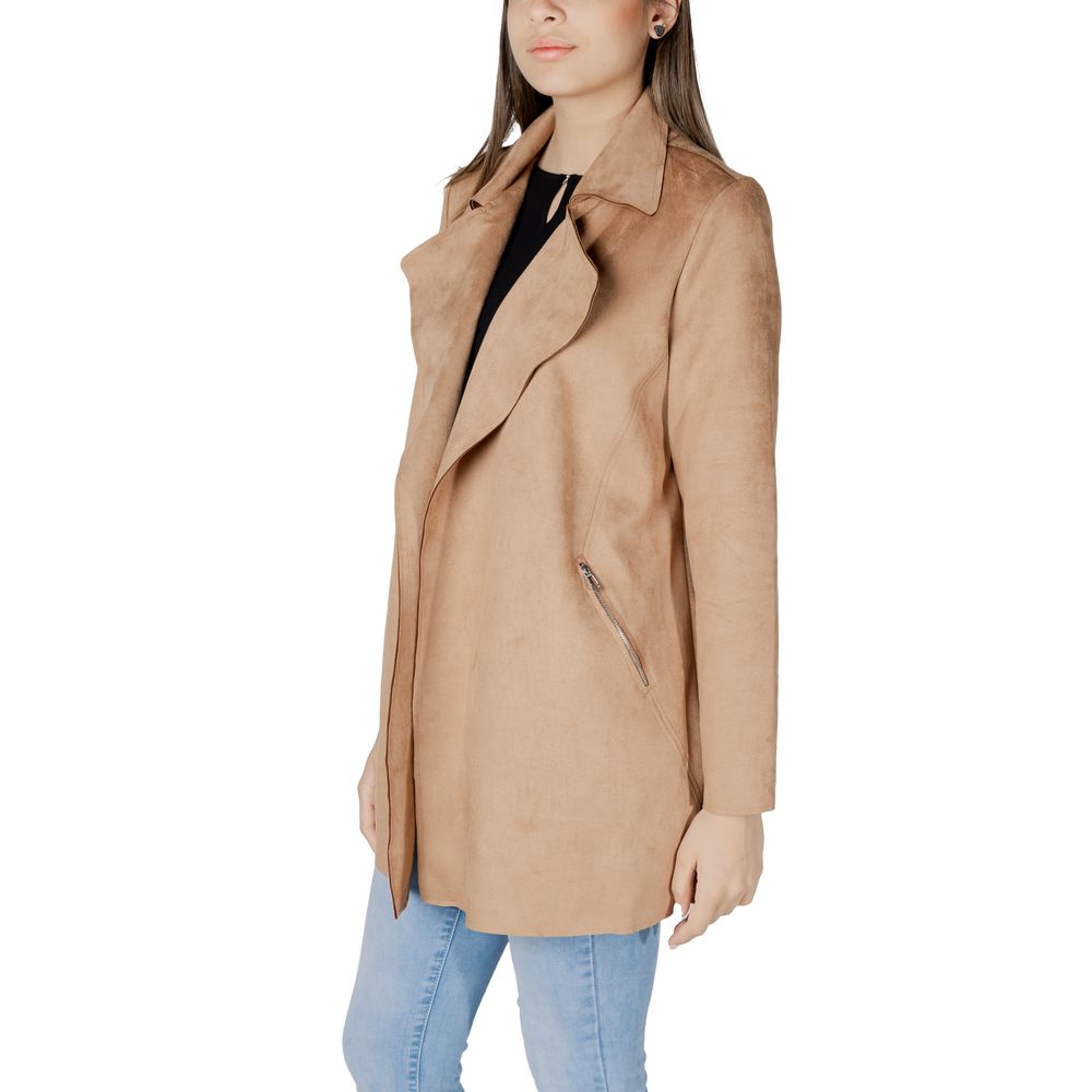 Street One Beigefarbener Polyester-Trenchcoat