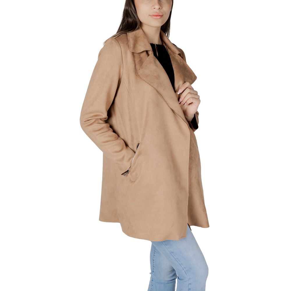 Street One Beigefarbener Polyester-Trenchcoat