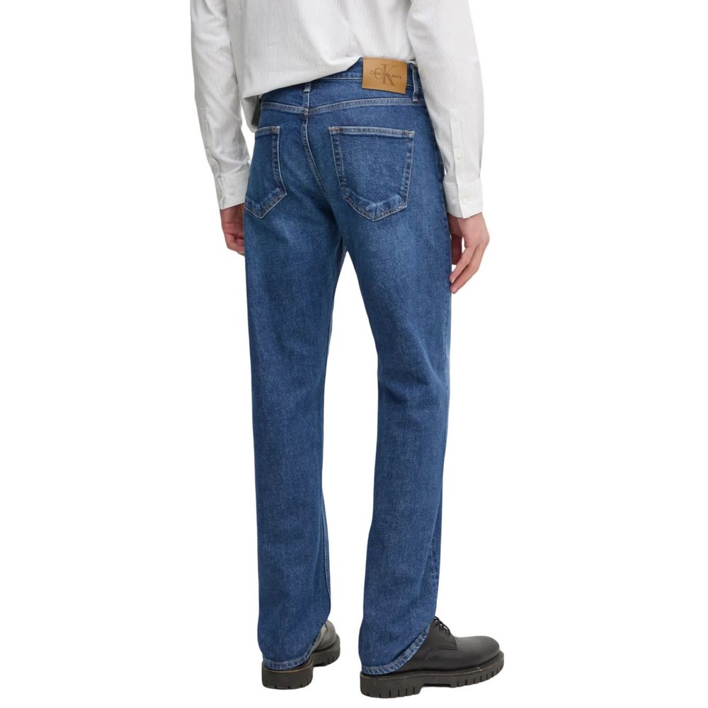 Calvin Klein Jeans Relaxed Fit Jeans aus blauer Baumwolle
