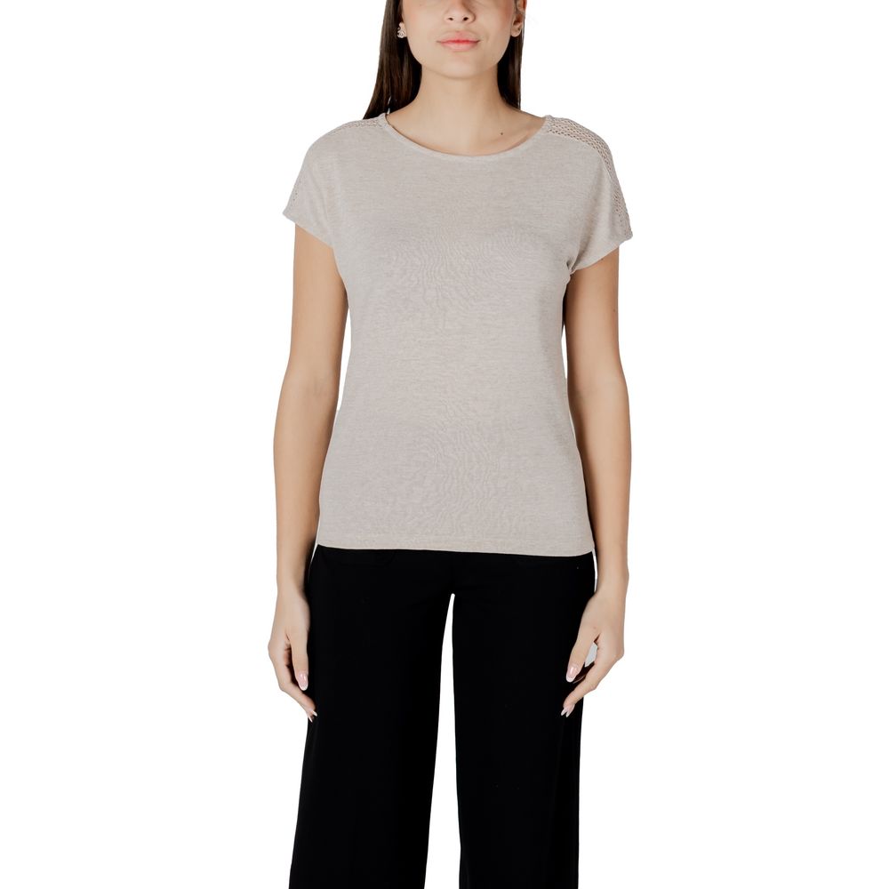 Street One T-Shirt aus beigem Polyester