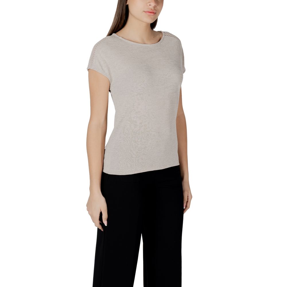 Street One T-Shirt aus beigem Polyester