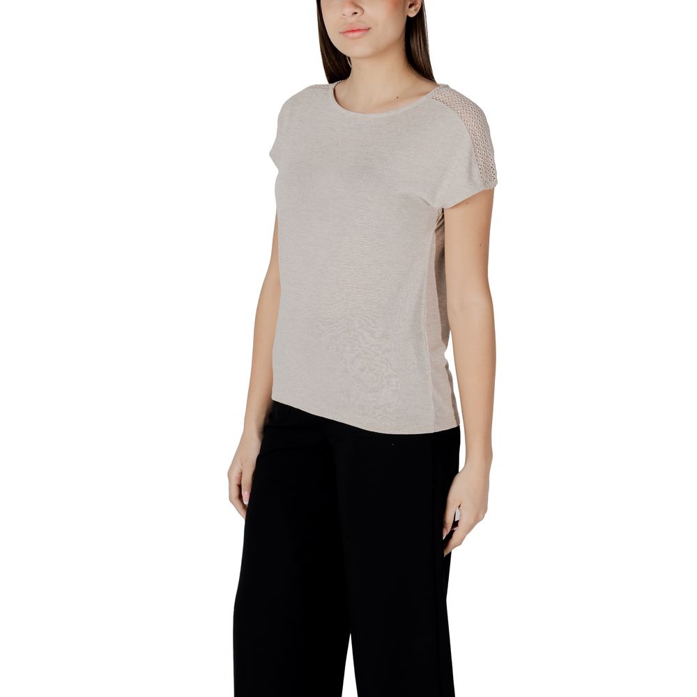 Street One T-Shirt aus beigem Polyester