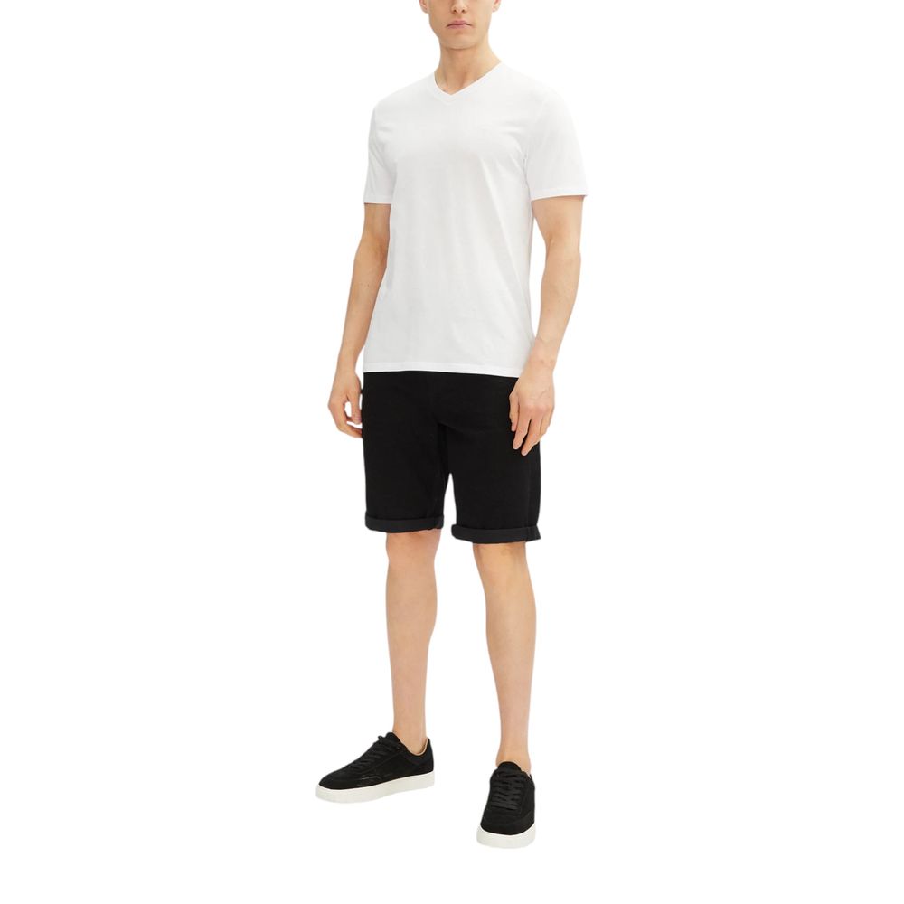 Calvin Klein Jeans Schwarze Baumwoll-Bermudas